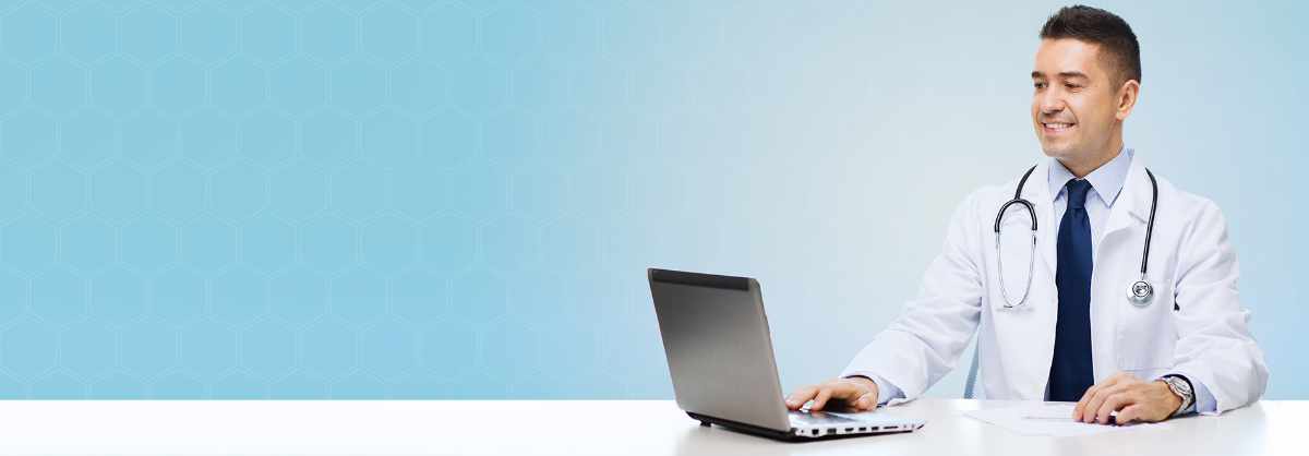 Doctor on Computer